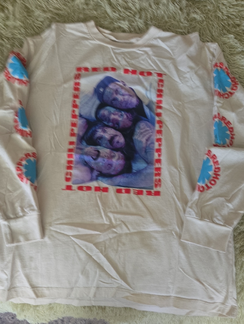 Red Hot Chili Peppers Graphic Long Sleeve Tee - Official RDCH Merch M
